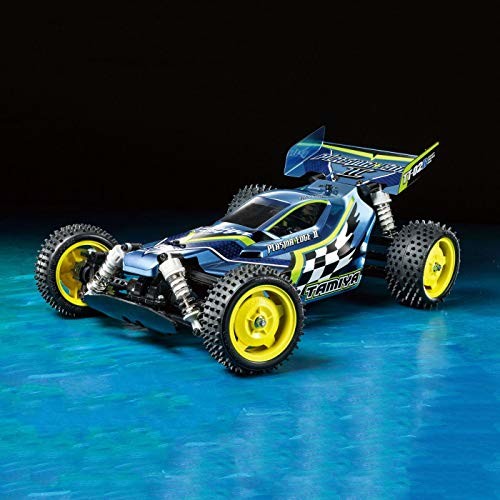 Tamiya 1:10 RC Plasma Edge II (TT-02B) - zdalnie sterowany samochód - pojazd RC - Off Road Race Buggy - zestaw do montażu - silnik elektryczny - nielakierowany - 58630