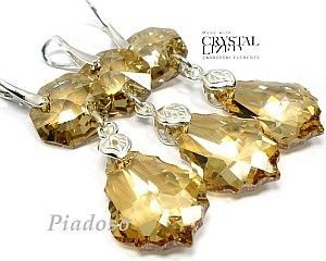Arande 4 Kolory Swarovski Komplet Srebro 22+14 Certyfikat 2171204616