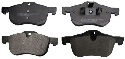 DENCKERMANN Zestaw klocków hamulcowych, hamulce tarczowe B110666