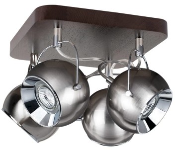 Spotlight Ball Wood Sufitowa Spot-Light 5131476 Drewno Bukowe/Metal 5905840204890