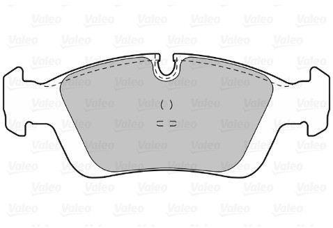 VALEO Klocki hamulcowe - komplet 598018