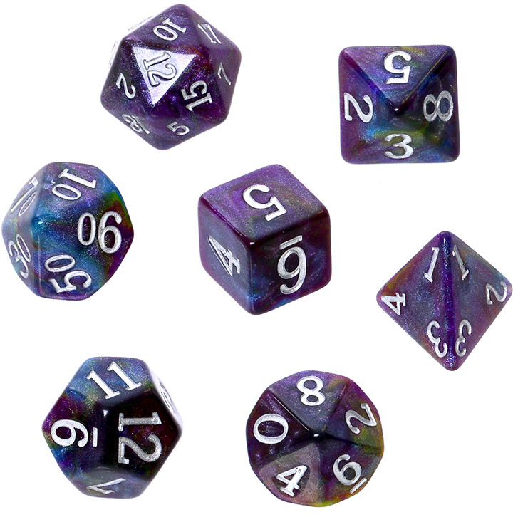 Rebel komplet koĹci RPG - Akrylowe - Droga Mleczna
