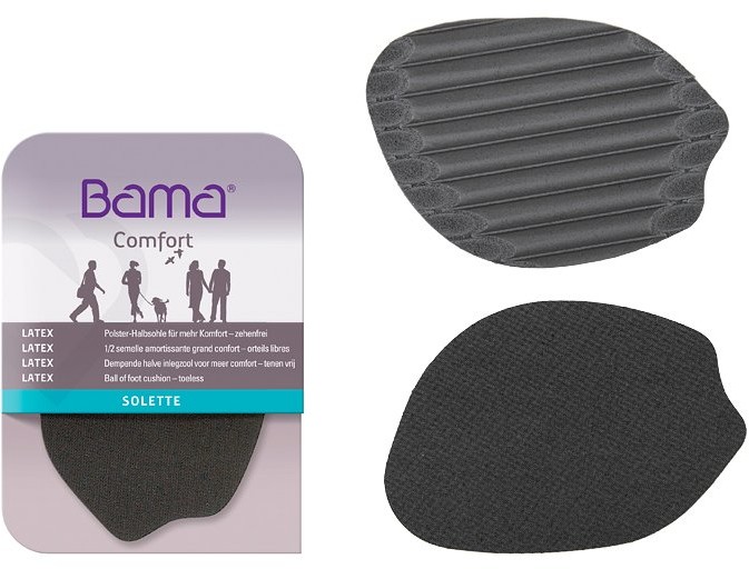 Bama Półwkładki do obuwia Lateksowe Comfort SOLETTE TOELESS