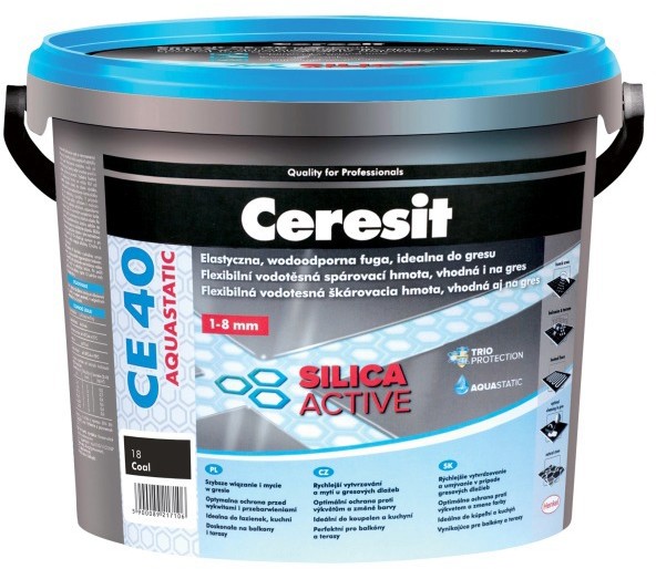 Ceresit Fuga elastyczna CE 40 Aquastatic coal 5 kg 1995649