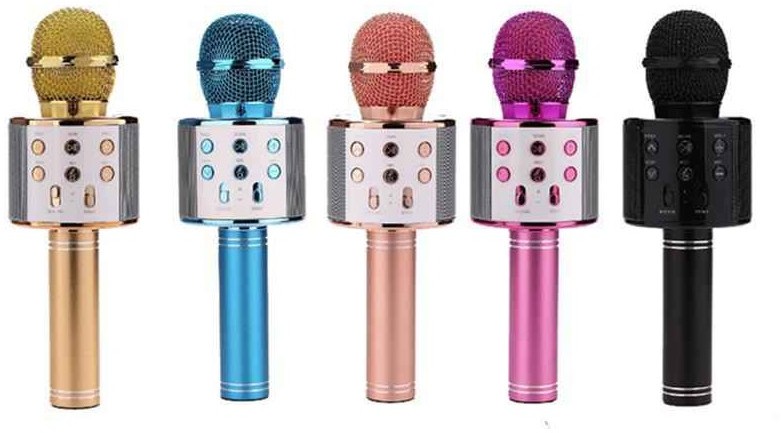 M&Z Bezprzewodowy mikrofon karaoke, mix kolorów