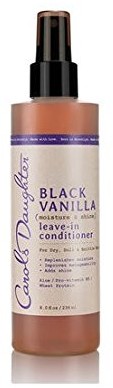 Black Vanilla Moisture & Shine Leave-In Conditioner (for Dry Dull i brittle Hair) 236 ML/8oz 820645226043