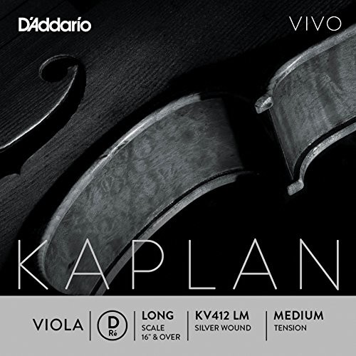 D'Addario D'Addario KV412-LM Kaplan Vivo Viola D Saite (Long Scale, Medium Tension) KV412 LM