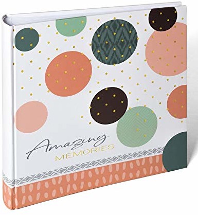 walther design walther Design MX-485-R album fotograficzny Amazing Memories, 30 x 30 cm, łososiowy