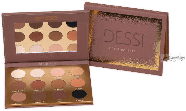 Dessi DESSI - MATTE PALETTE - Matowa paletka 12 cieni - 20 g