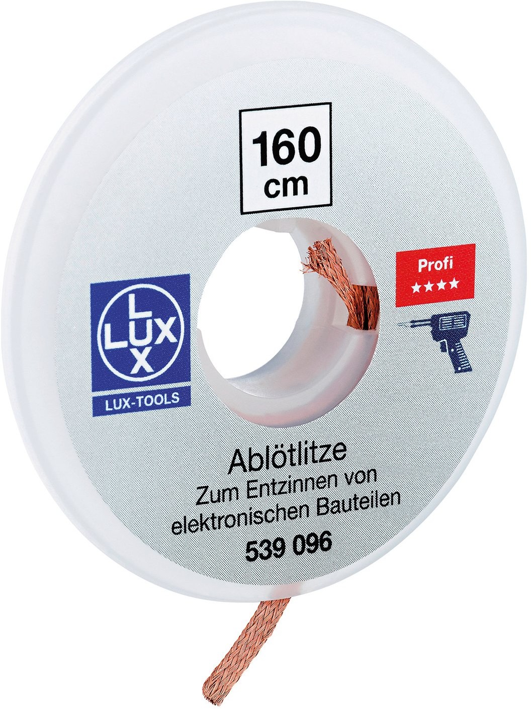 LUX-TOOLS LUX Odsysacz do usuwania cyny fi 2 mm x 1,6 m