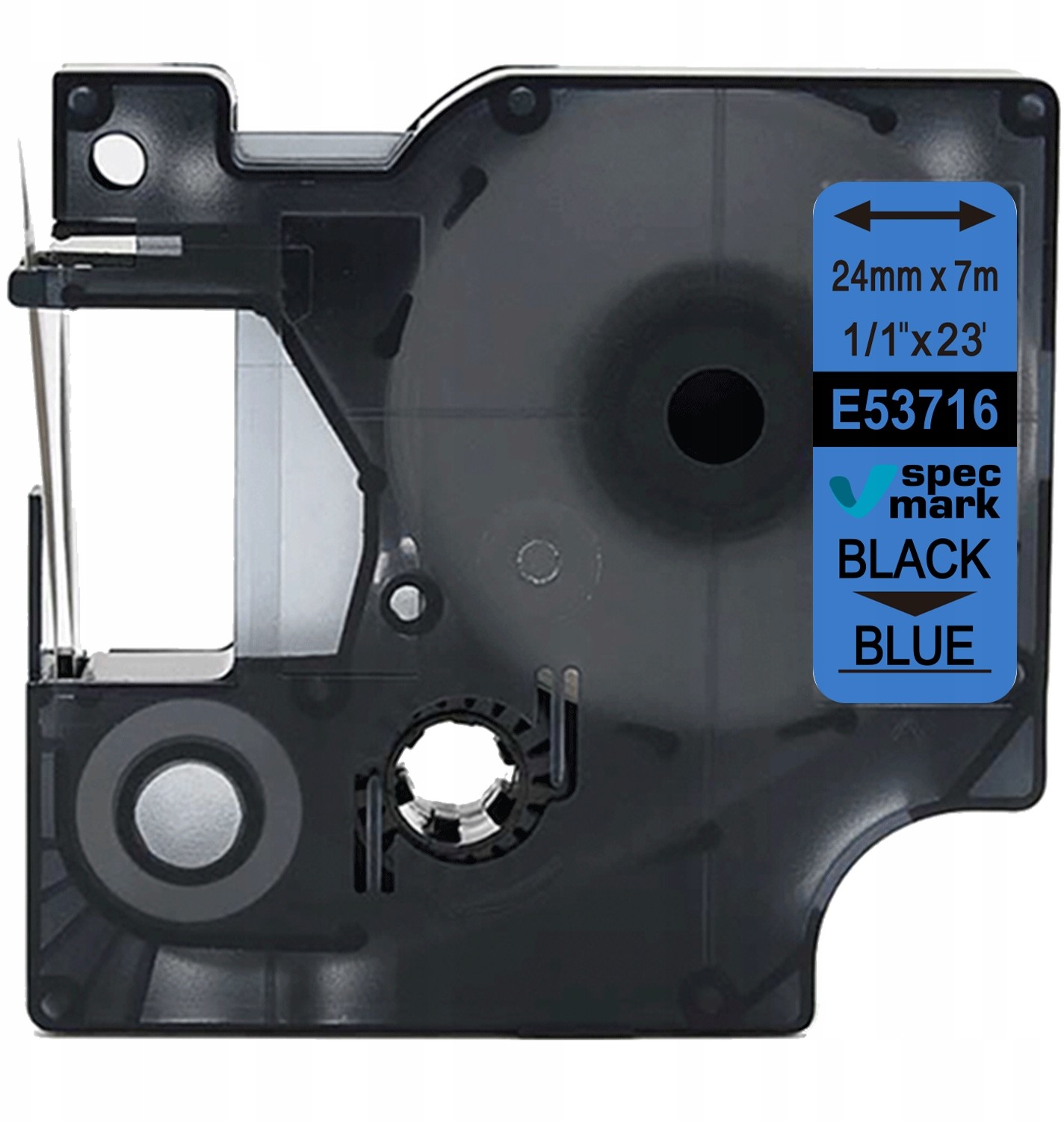 Dymo Taśma do D1 53716 24mm/7m Niebieska/Czarny