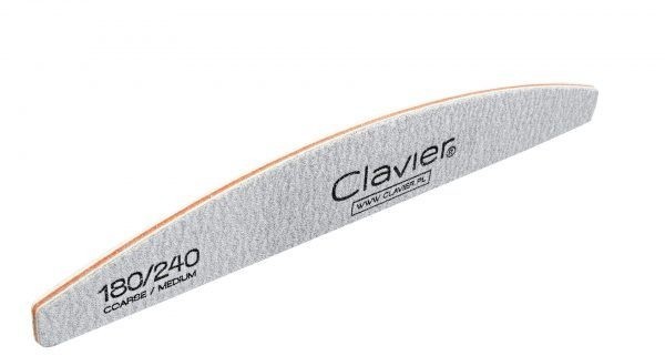 Clavier CLAVIER PILNIK DO PAZNOKCI, MANICURE ZEBRA ŁÓDKA (1SZT)  180/240