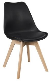 Furnitex Krzesło PC-010 Buk Czarny 62802