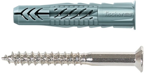 Fischer Kołki uniwersalne UX 6 x 50 mm z wkrętami 25 szt. 94759