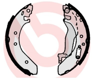 BREMBO Zestaw szczęk hamulcowych S 52 503