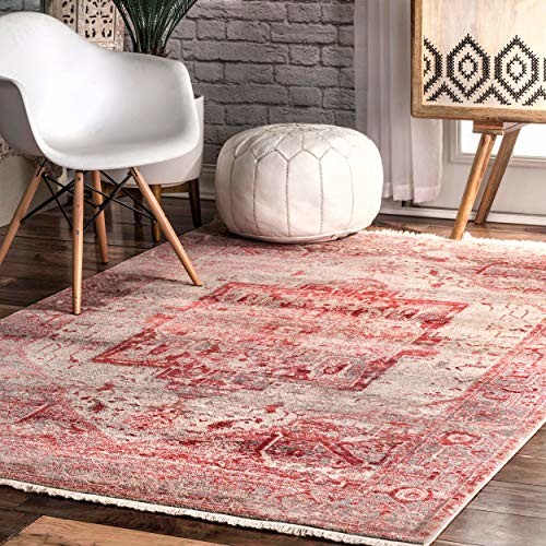 nuLOOM dywan w stylu vintage, etal, medalion