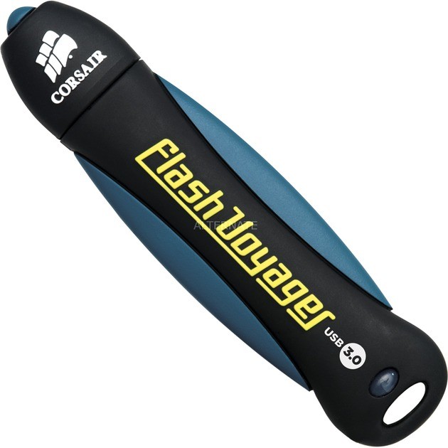 Corsair 64GB Voyager V2 pamięć USB USB Typu-A 3.2 Gen 1 (3.1 Gen 1) Czarny, Niebieski, Nośnik Pendrive USB