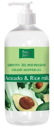 Zdjęcia - Pozostałe kosmetyki ZEL Fresh Juice Żel pod prysznic kremowy Avocado i Mleko Ryżowe 500ml 