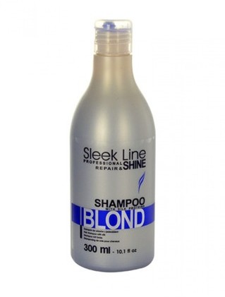 Stapiz STAPIZ_Sleek Line Blond Shampoo szampon do włosów blond zapewniający platynowy odcień 300ml 40120-uniw