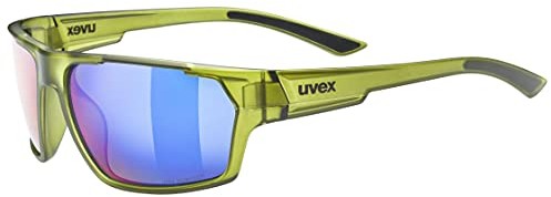 uvex uvex sportstyle 233 P, okulary sportowe unisex-dorosły, green mat/green, one size 7770