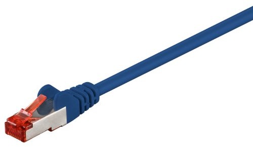 Goobay Cat6  300 SSTP PIMF Kabel ekranowany sieciowy 3 m Niebieski 4040849692697