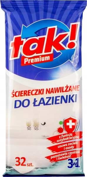 Tak Ściereczki chusteczki nawilżane do łazienki 32