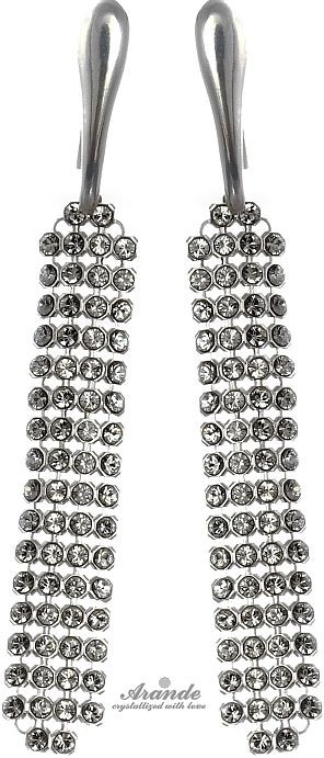 Swarovski CRYSTAL kolczyki SREBRO CRYSTALLIZED