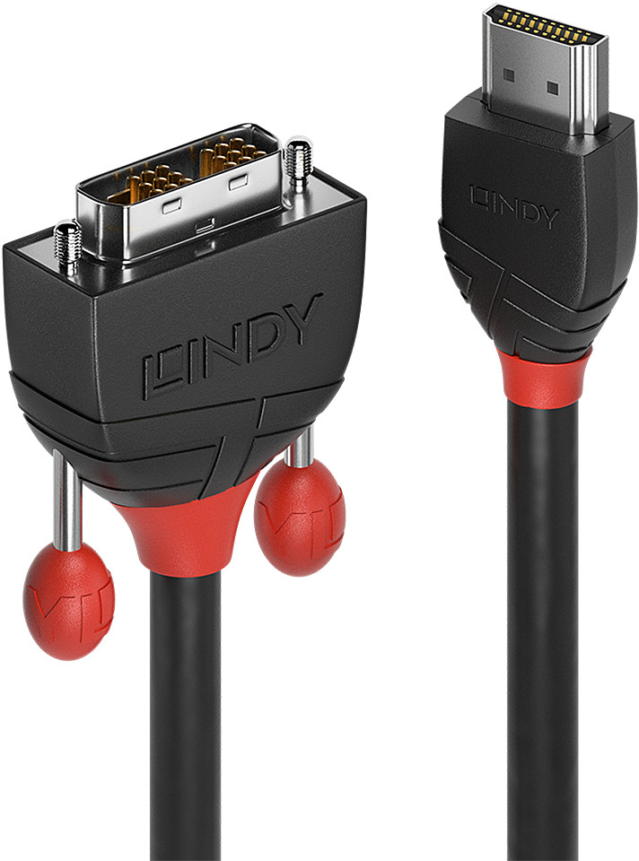 Lindy 36274 Kabel HDMI DVI-D Single Link Black Line 5m LY-36274