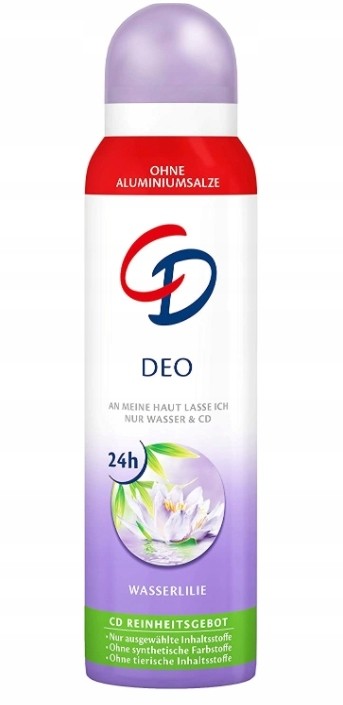 CD Dezodorant lilia wodna bez aluminium, 150 ml