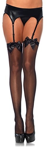 Leg Avenue przezroczysta zakolanówki  La 1911, kolor: czarny , rozmiar: jeden rozmiar 191122001