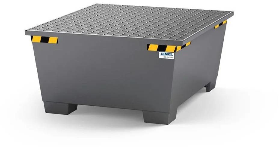 722 DENTA Wanna wychwytowa ze stali na 1 IBC lakierowana z kratą 1350x1650x707 1000L 72279473 79473-uniw