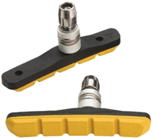 Jagwire okładziny hamulców tarczowych, Mountain Sport na buty V-Brake Hamulec na obręcz aluminiowa, 25 sztuki, żółty JA7718