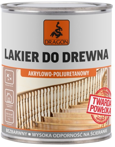 Dragon Lakier poliuretanowy do drewna 0 75 l