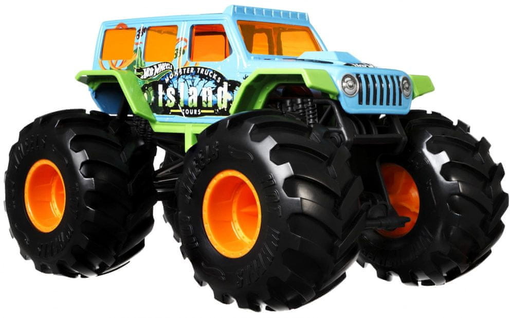 Mattel model Monster Trucks duży Truck Jeep Island Tours