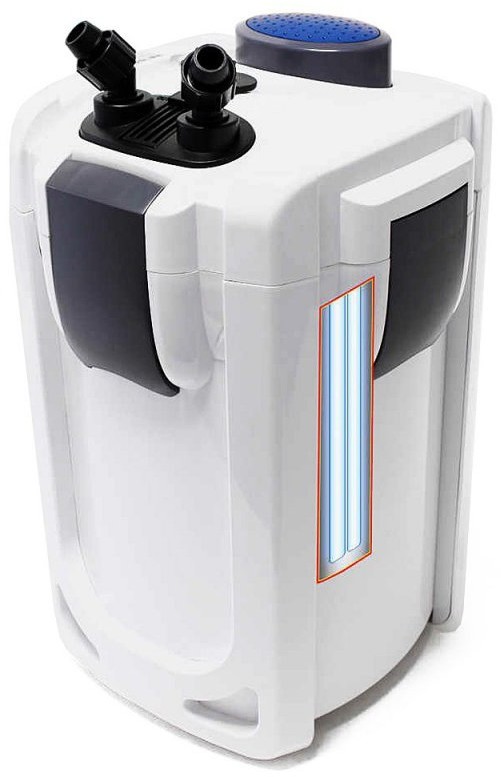 SunSun Health Water UV-C 4 - filtr kubełkowy 2000l/h z lampą UV SUNSUN HW-704B