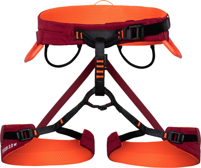 Mammut Togir 2.0 3 Slide Harness Women, pomarańczowy/czerwony S 2022 Uprzęże biodrowe 2020-01060-3715-111