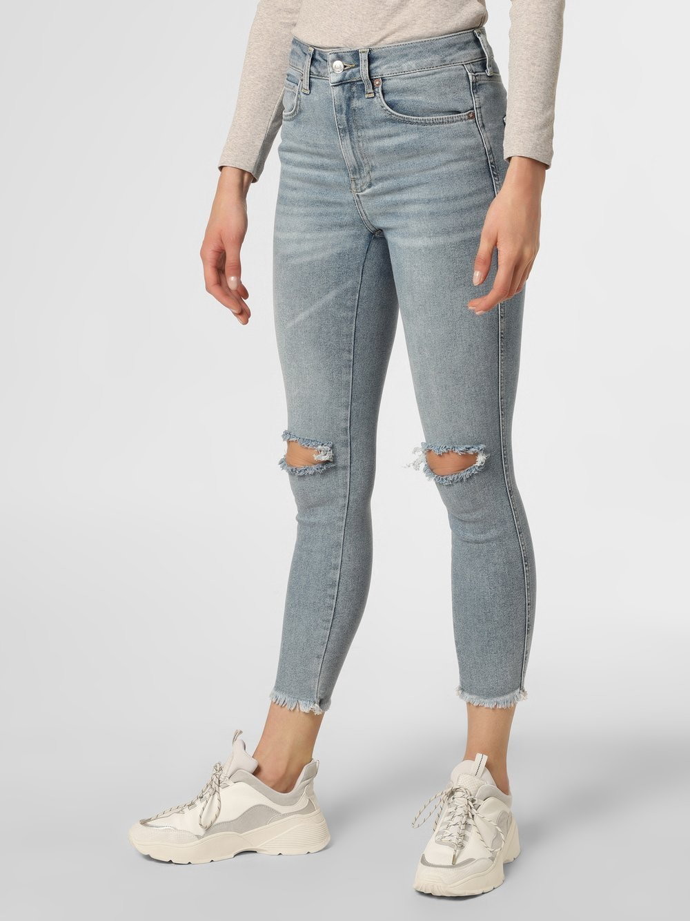 Free People Jeansy damskie, niebieski