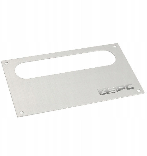 XSPC Dual Bayres/pompa Faceplate silver
