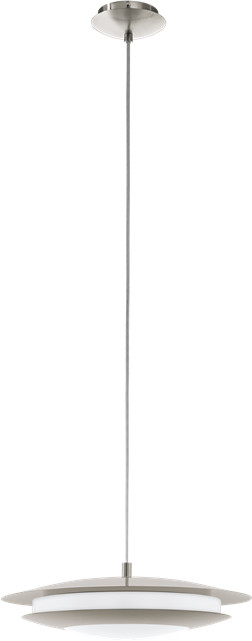 Eglo Moneva-C 98043 lampa wisząca oprawa 1x18W LED satyna biała