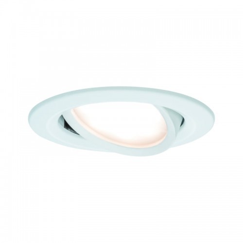 Paulmann Zestaw Nova Coin okrągłe wych LED 1x6,5W 2700K 230V Biały-mat/alu 93448