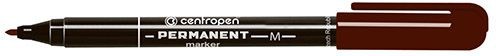 Centropen Marker Brązowy Permanentny Okrągła Końcówka 1.00 mm 2846/11