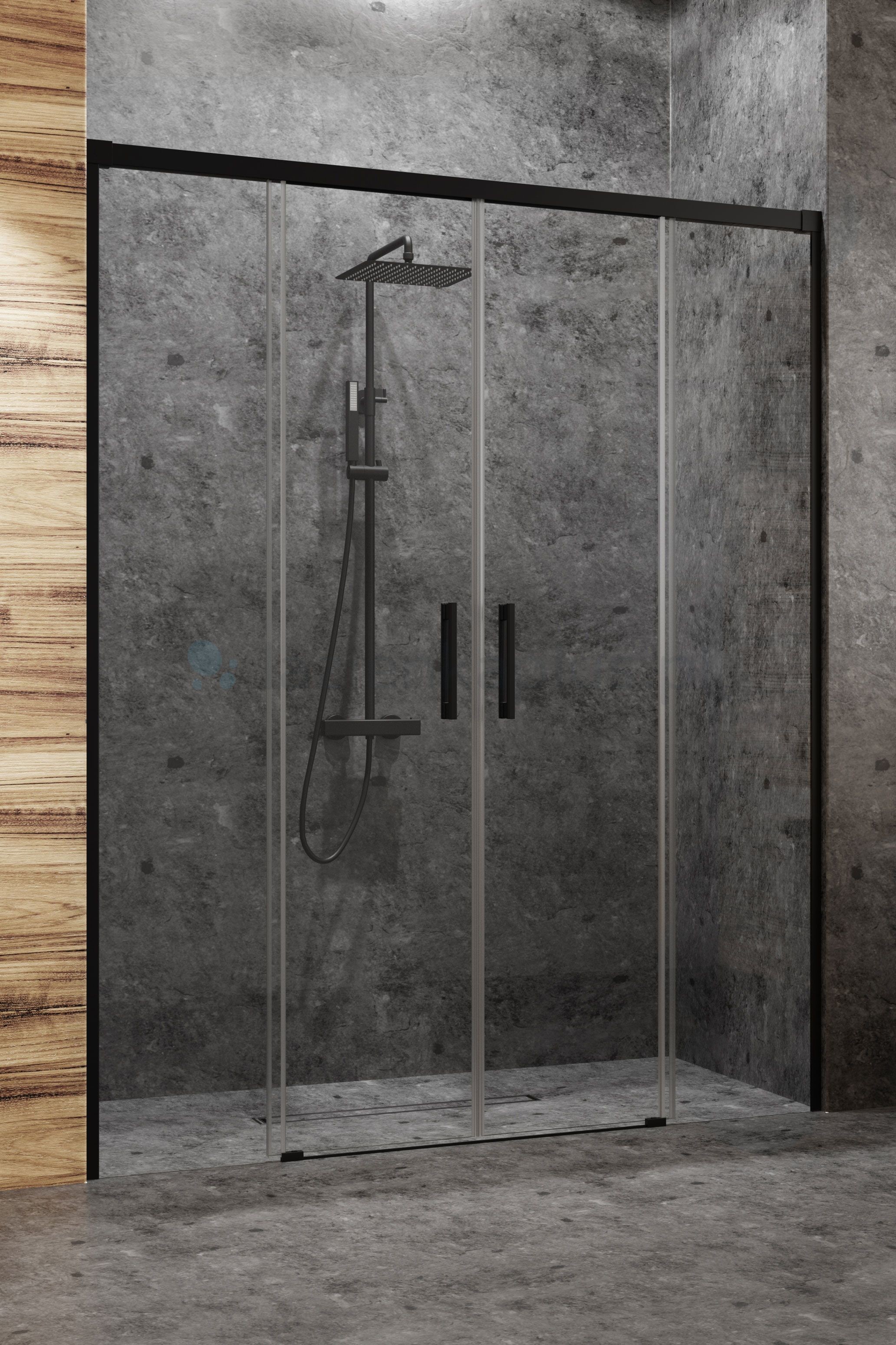 Radaway Drzwi prysznic Idea Black DWD 3871245401