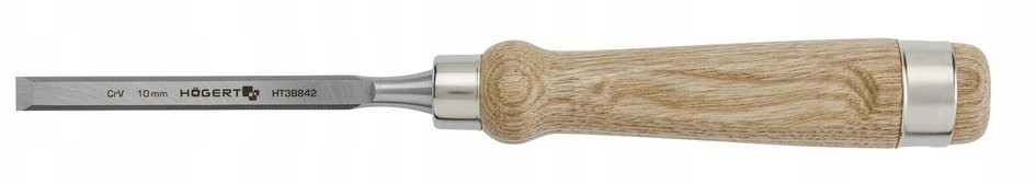 MODECO Hogert HT3B842 Dłuto 10 mm drewniana rękojeść