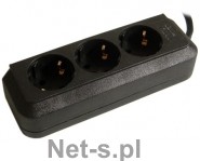 Brennenstuhl Eco black 3x (1158620015)