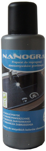 NANOGRAN IMPREGNAT DO PIELĘGNACJI ZLEWOZMYWAKÓW GRANITOWYCH NANO