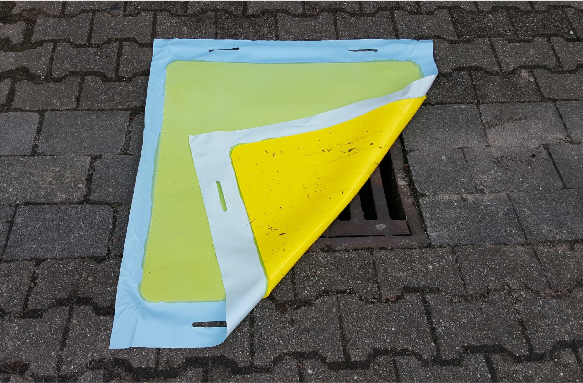 ROMOLD Osłona Na Studzienkę Poliuretanowa, Kwadratowa (80Cm X 80Cm) Żółty Kwadratowe