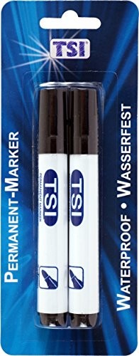 TSI Permanent Marker, opakowanie 2, czarny 4022792382290