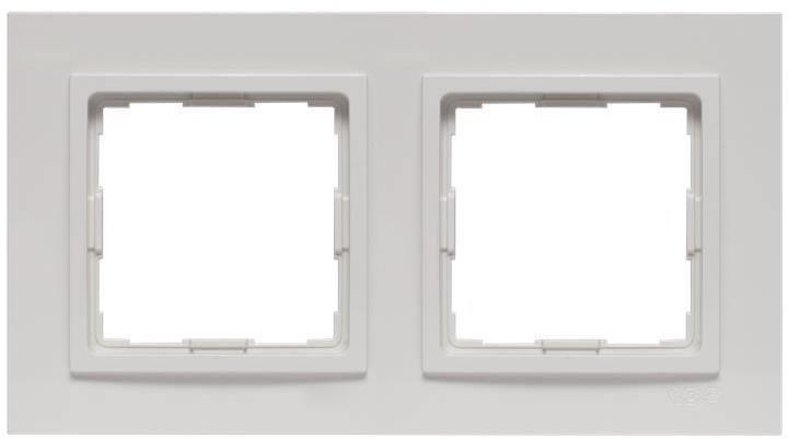KOS Elektro System Vena 2 biały ramka 2 kos_520482