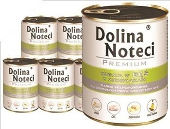 Dolina Noteci Premium bogata w gęś z ziemniakami 6x800g