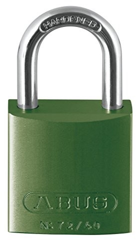 Abus ABUS kłódka aluminiowa, 72/40 Zielony 43600